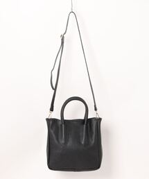 【Marco Bianchini/マルコビアンキーニ】 イタリア製 牛革 2way ミニトートバッグ ベルト穴あり