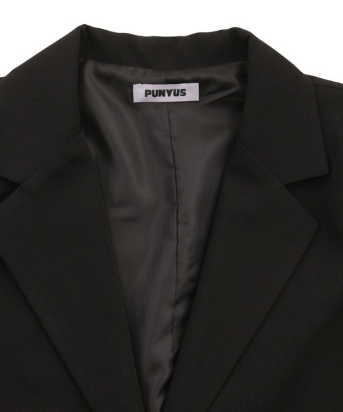 PUNYUS（プニュズ）の「ショートテーラードジャケット（テーラードジャケット・レディース・ブラック/グレー・1/2/3/4）」の10枚目の写真