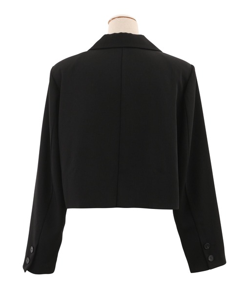 PUNYUS（プニュズ）の「ショートテーラードジャケット（テーラードジャケット・レディース・ブラック/グレー・1/2/3/4）」の14枚目の写真