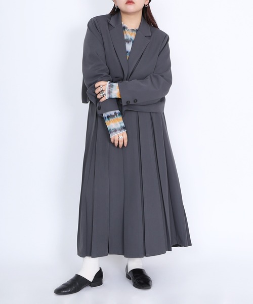 PUNYUS（プニュズ）の「ショートテーラードジャケット（テーラードジャケット・レディース・ブラック/グレー・1/2/3/4）」の15枚目の写真