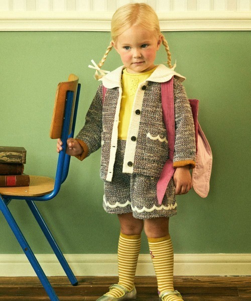 【セール】メリエルウェーブツイードジャケット（その他アウター）｜moimoln（モイモルン）