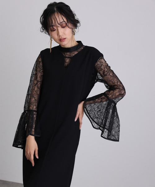 atlo オケージョンドレス 結婚式 ドレス ジレ付き セットアップ