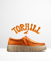 Clarks | Torhill Bee /トーヒルビー（オレンジパテント）(モカシン/デッキシューズ)