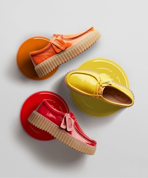 Clarks(クラークス)の「Torhill Bee /トーヒルビー(オレンジパテント)(モカシン/デッキシューズ・レディース・オレンジ・UK6/UK5.5/UK5/UK4.5/UK4/UK3.5/UK3)」の10枚目の写真