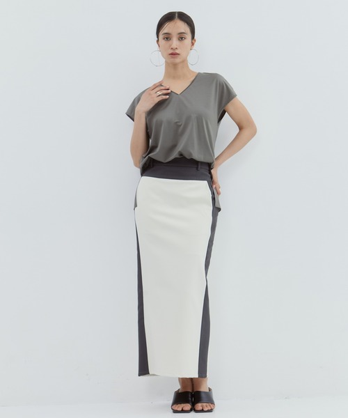 STUDIOUS スカート Quilting Flare Skirt(1 OFF WHITE): STUDIOUS: WOMENS