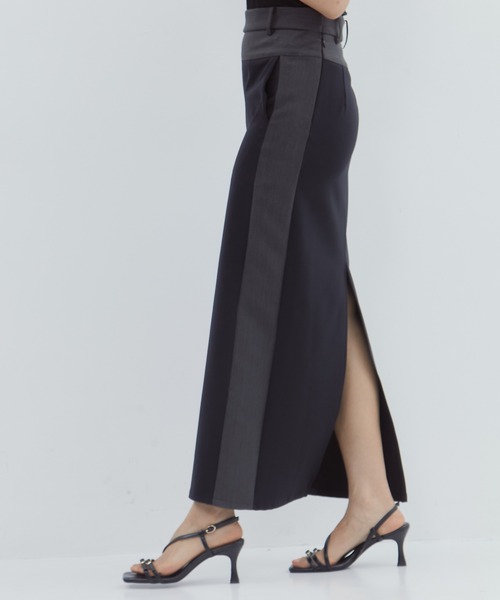 STUDIOUS スカート STUDIOUS/ステュディオス】ハイウエストテーラードスカート