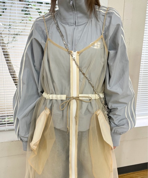 Six M（シックスエム）の「【Six M/シックスエム】チュールワンピース（ワンピース・レディース・ライトベージュ/ブラック/ライトグレー・FREE）」の9枚目の写真