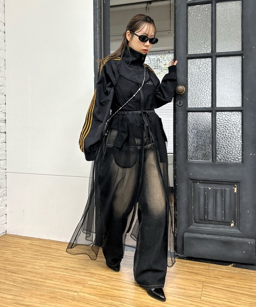 MSGM チュール付ワンピース　XSサイズ MSGM】 【チュールレイヤード ミニカットワンピース】｜aoi公式