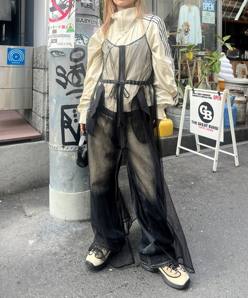 アシンメトリーチュールワンピース | COQULE Online Shop