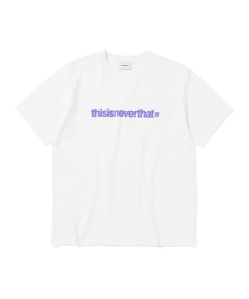 thisisneverthat ロゴ ホワイト Tシャツ thisisneverthat ホワイト Tシャツ Lサイズ - メルカリ