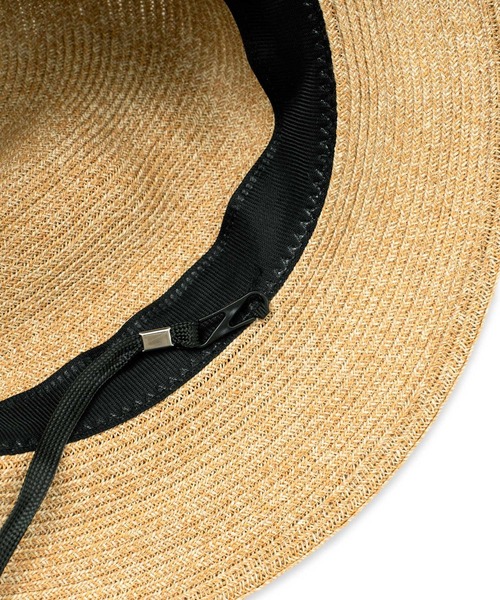 VitaFelice（ヴィータフェリーチェ）の「カンカン帽（ハット・レディース・ライトベージュ/ブラック・FREE）」の12枚目の写真