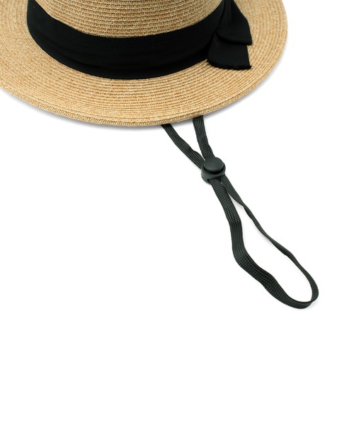 VitaFelice（ヴィータフェリーチェ）の「カンカン帽（ハット・レディース・ライトベージュ/ブラック・FREE）」の15枚目の写真