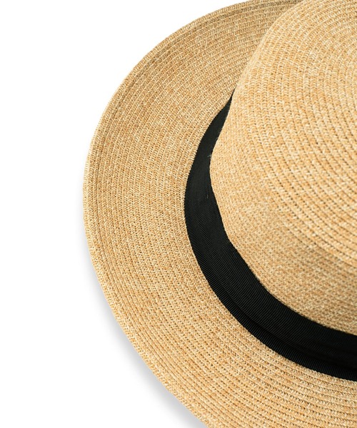 VitaFelice（ヴィータフェリーチェ）の「カンカン帽（ハット・レディース・ライトベージュ/ブラック・FREE）」の16枚目の写真