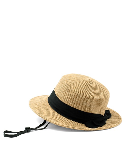 VitaFelice（ヴィータフェリーチェ）の「カンカン帽（ハット・レディース・ライトベージュ/ブラック・FREE）」の20枚目の写真