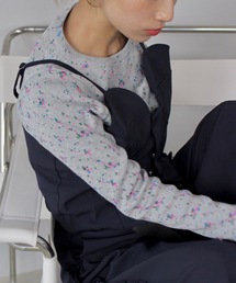 スモールフラワーパターントップス【SANSeLF】sanw24s012