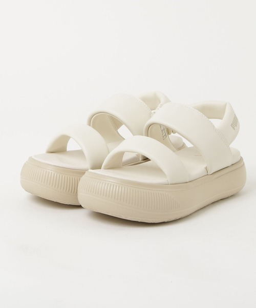 PUMA（プーマ）の「PUMA/プーマ レディース サンダル 厚底 MAYU PUFFY SANDALS WNS ウィメンズ マユ パフィー サンダル 399451（サンダル・レディース・ブラック/ホワイト・25.0cm/24.0cm/23.0cm）」の11枚目の写真