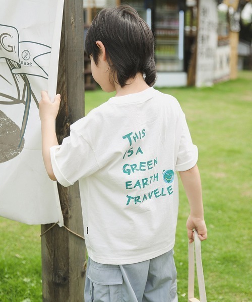 【セール】スマイルアースＴシャツ（Tシャツ/カットソー）｜William&Beta（ウィリアムアンドベター）
