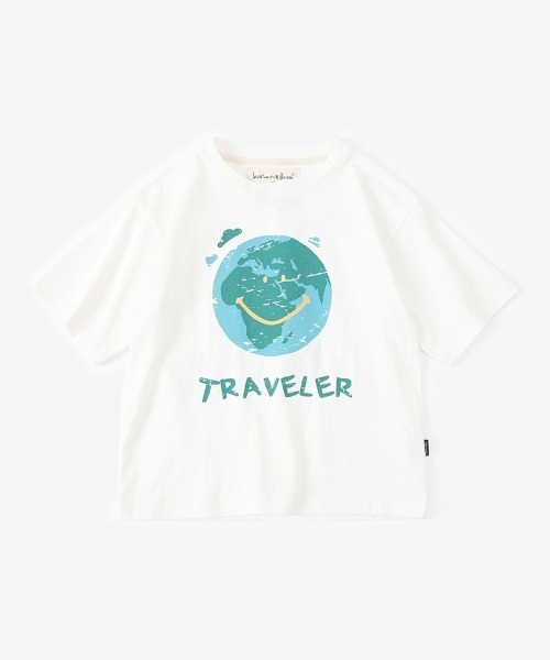 【セール】スマイルアースＴシャツ（Tシャツ/カットソー）｜William&Beta（ウィリアムアンドベター）
