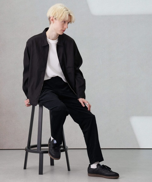 Apo(s)ture(アポスチャー)の「KYLE-001/コーデュロイスリムパンツ(その他パンツ・メンズ・ネイビー/ベージュ/ブラック/カーキ・XS/S/M/L/XL)」の14枚目の写真