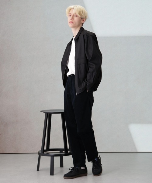 Apo(s)ture(アポスチャー)の「KYLE-001/コーデュロイスリムパンツ(その他パンツ・メンズ・ネイビー/ベージュ/ブラック/カーキ・XS/S/M/L/XL)」の17枚目の写真