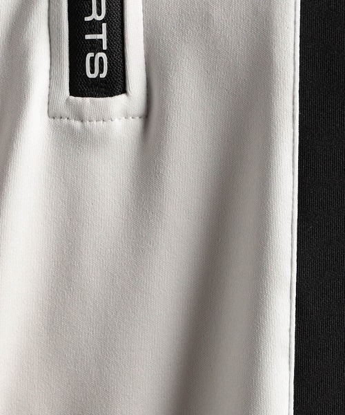 NICOLE CLUB FOR MEN（ニコルクラブフォーメン）の「【24年モデル EC限定再販売】アラカルト切替ハーフジップポロシャツ（ポロシャツ・メンズ・オフホワイト/ブラック/その他3/その他2・X-LARGE/LARGE/MEDIUM/XX-LARGE）」の18枚目の写真