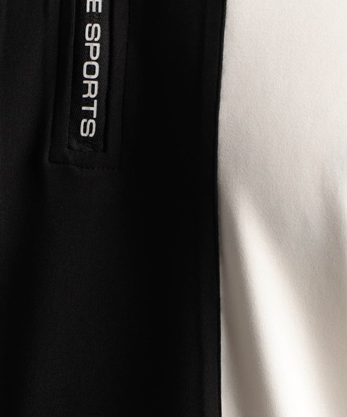 NICOLE CLUB FOR MEN（ニコルクラブフォーメン）の「【24年モデル EC限定再販売】アラカルト切替ハーフジップポロシャツ（ポロシャツ・メンズ・オフホワイト/ブラック/その他3/その他2・X-LARGE/LARGE/MEDIUM/XX-LARGE）」の19枚目の写真