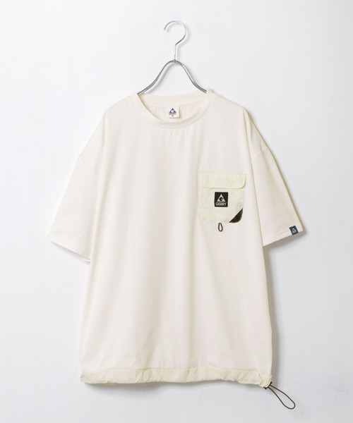GERRY(ジェリー)の「【GERRY】 ドライ ストレッチ UVカット オーバーサイズ ドローコード ポケット Tシャツ(Tシャツ/カットソー・メンズ・ネイビー/アイボリー/カーキ/ブラック・LARGE/MEDIUM/X-LARGE)」の18枚目の写真