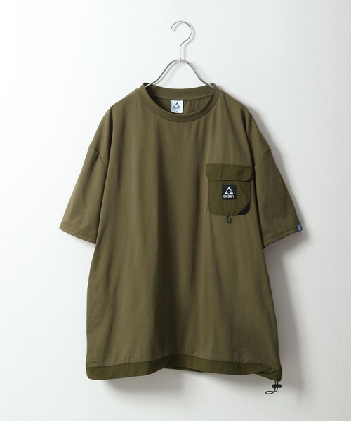 GERRY(ジェリー)の「【GERRY】 ドライ ストレッチ UVカット オーバーサイズ ドローコード ポケット Tシャツ(Tシャツ/カットソー・メンズ・ネイビー/アイボリー/カーキ/ブラック・LARGE/MEDIUM/X-LARGE)」の16枚目の写真