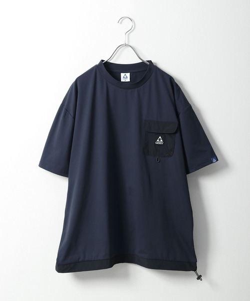 GERRY(ジェリー)の「【GERRY】 ドライ ストレッチ UVカット オーバーサイズ ドローコード ポケット Tシャツ(Tシャツ/カットソー・メンズ・ネイビー/アイボリー/カーキ/ブラック・LARGE/MEDIUM/X-LARGE)」の15枚目の写真