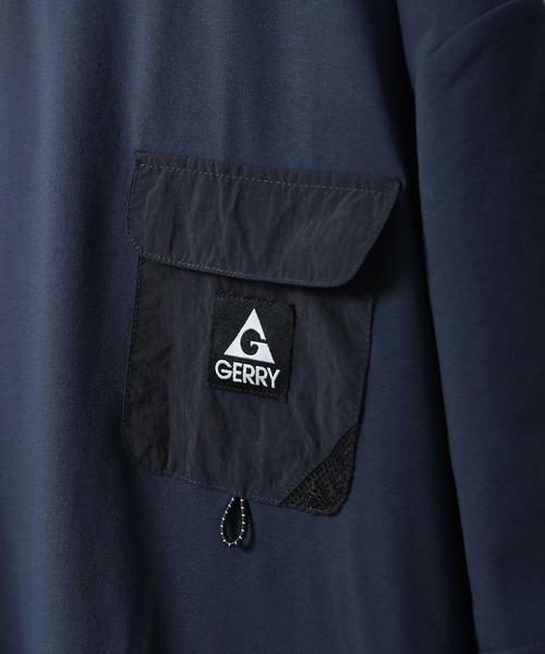 GERRY(ジェリー)の「【GERRY】 ドライ ストレッチ UVカット オーバーサイズ ドローコード ポケット Tシャツ(Tシャツ/カットソー・メンズ・ネイビー/アイボリー/カーキ/ブラック・LARGE/MEDIUM/X-LARGE)」の8枚目の写真