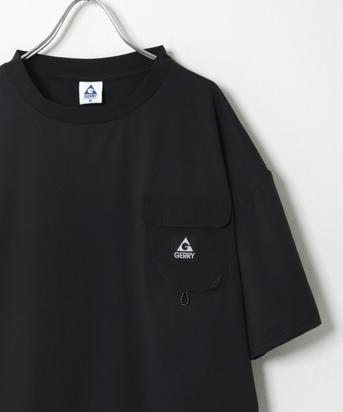 GERRY(ジェリー)の「【GERRY】 ドライ ストレッチ UVカット オーバーサイズ ドローコード ポケット Tシャツ(Tシャツ/カットソー・メンズ・ネイビー/アイボリー/カーキ/ブラック・LARGE/MEDIUM/X-LARGE)」の14枚目の写真