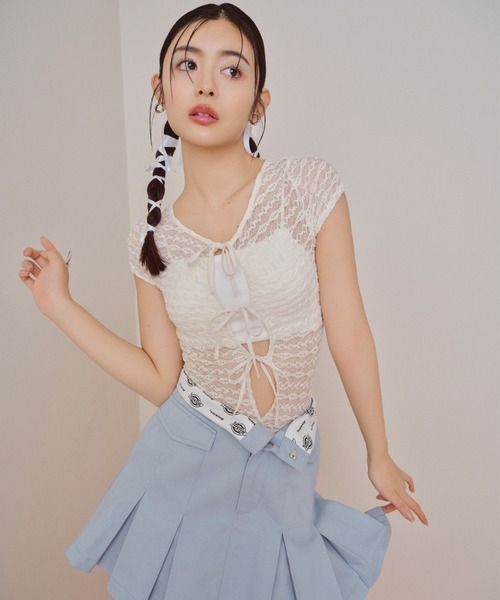 20％OFF【送料無料】 リリーブラウン LILY BROWN 【LILY BROWN Lingerie】レーシーリボンボディスーツ セール】【LILY BROWN Lingerie】レーシーリボンボディスーツ（ブラ