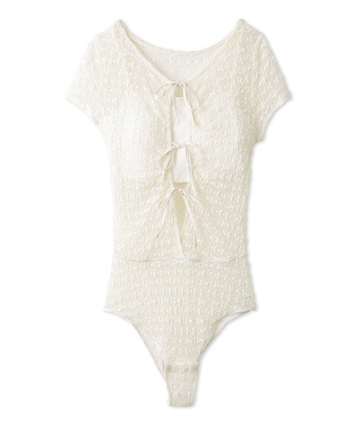 リリーブラウン LILY BROWN LILY BROWN Lingerie レーシーリボンボディスーツ LILY BROWN Lingerie】レーシーリボンボディスーツ(インナー