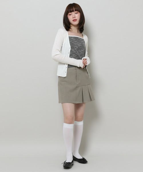 3.3 Field Trip （3.3フィールドトリップ）の「3.3 Field Trip／Vネック カーディガン（カーディガン/ボレロ・レディース・ベビーピンク/アイボリー/ライトグレー・FREE）」の12枚目の写真