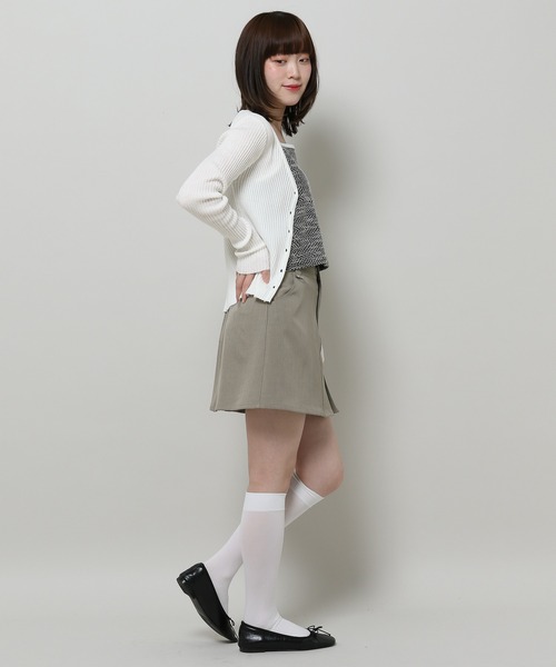 3.3 Field Trip （3.3フィールドトリップ）の「3.3 Field Trip／Vネック カーディガン（カーディガン/ボレロ・レディース・ベビーピンク/アイボリー/ライトグレー・FREE）」の13枚目の写真