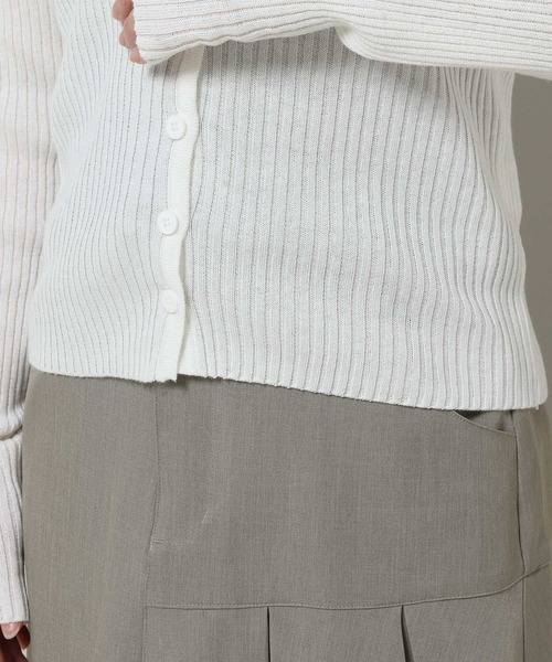 3.3 Field Trip （3.3フィールドトリップ）の「3.3 Field Trip／Vネック カーディガン（カーディガン/ボレロ・レディース・ベビーピンク/アイボリー/ライトグレー・FREE）」の22枚目の写真