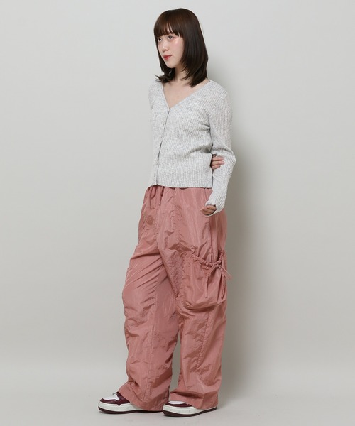 3.3 Field Trip （3.3フィールドトリップ）の「3.3 Field Trip／Vネック カーディガン（カーディガン/ボレロ・レディース・ベビーピンク/アイボリー/ライトグレー・FREE）」の6枚目の写真