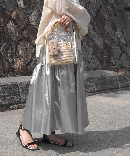 minia（ミニア）の「メタリックベタサンダル（サンダル・レディース・ブラック/シルバー/ゴールド・LL/S/M/L）」の13枚目の写真