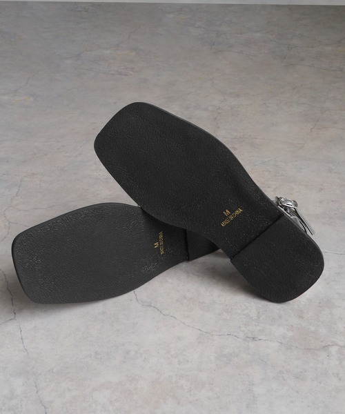 minia（ミニア）の「メタリックベタサンダル（サンダル・レディース・ブラック/シルバー/ゴールド・LL/S/M/L）」の16枚目の写真