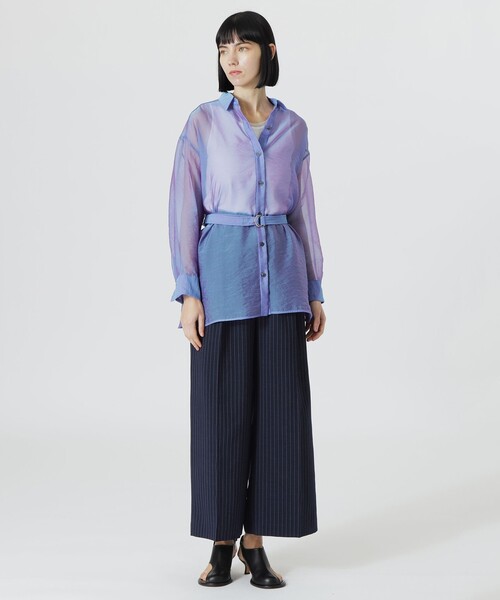 LOVELESS（ラブレス）の「フライスリブタンクトップ（タンクトップ・レディース・オフホワイト/ブラック/ベージュ系その他・36）」の6枚目の写真