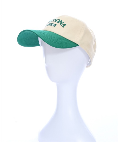 clear（クリア）の「配色ロゴ刺繍キャップ［着回し抜群 カジュアル］≪再入荷≫（キャップ・レディース・ネイビー/ベージュ/グリーン・F）」の5枚目の写真