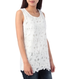 HusHusH | フラワーレースタンクトップ(タンクトップ)