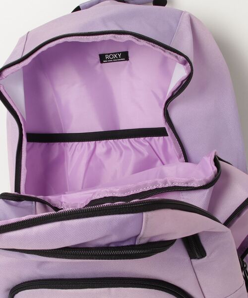 ROXY(ロキシー)の「ROXY/ロキシー バックパック GO OUT 23L RBG241301(バックパック/リュック・レディース・ブラック×ホワイト/パープル系その他・FREE)」の5枚目の写真