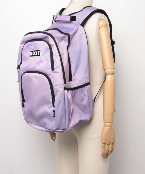 ROXY(ロキシー)の「ROXY/ロキシー バックパック GO OUT 23L RBG241301(バックパック/リュック・レディース・ブラック×ホワイト/パープル系その他・FREE)」の6枚目の写真