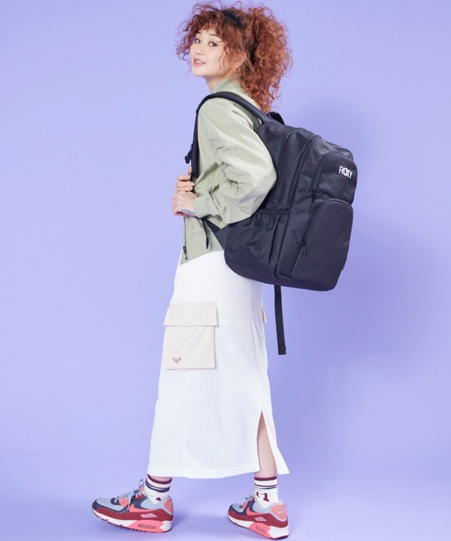 ROXY(ロキシー)の「ROXY/ロキシー バックパック GO OUT 23L RBG241301(バックパック/リュック・レディース・ブラック×ホワイト/パープル系その他・FREE)」の19枚目の写真