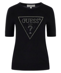 Guess | KAYLA Logo Rn Ss Sweater 半袖 Tシャツ レディース(Tシャツ/カットソー)