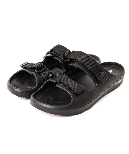 MEI（メイ）の「【MEI/メイ】W-TAPE SANDLE 241021 ストラップサンダル（サンダル・メンズ・ブラック・L/M/S）」の4枚目の写真