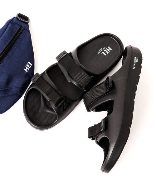 MEI（メイ）の「【MEI/メイ】W-TAPE SANDLE 241021 ストラップサンダル（サンダル・メンズ・ブラック・L/M/S）」の14枚目の写真