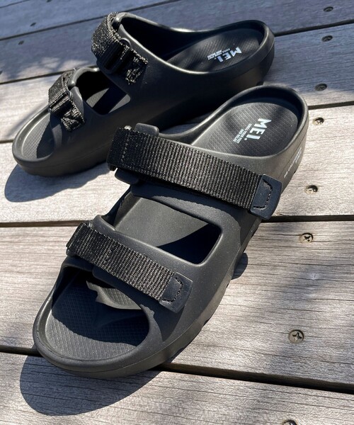 MEI（メイ）の「【MEI/メイ】W-TAPE SANDLE 241021 ストラップサンダル（サンダル・メンズ・ブラック・L/M/S）」の22枚目の写真