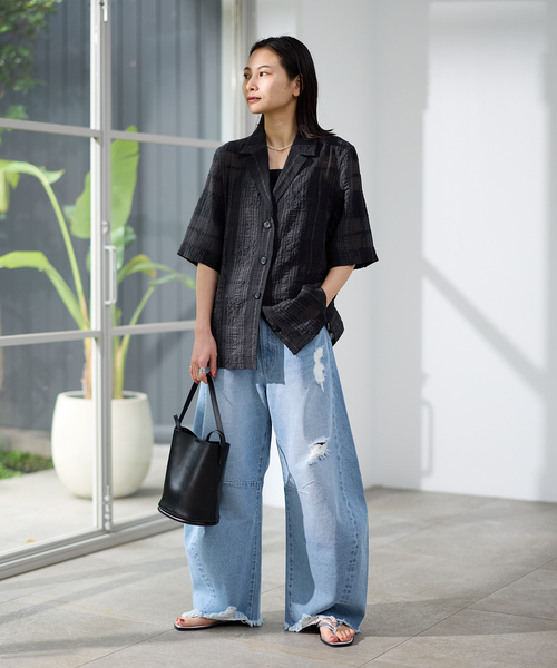 JOURNAL STANDARD チェックシアーシャツお値下げしました セール】チェックシアーシャツ(シャツ/ブラウス)|JOURNAL
